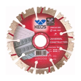 Диск алмазный сегментный (125х22.2 мм) KEOS DBE02.125