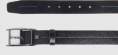 Ремень мужской Piquadro Blue Square CU6667B2/N черный натур.кожа
