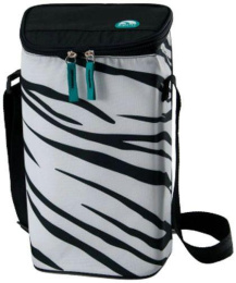 Сумка-термос IGLOO 2 Bottle Wine Tote 16, 2л, зебра и белый [00157757]