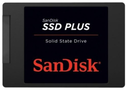 Флеш-накопитель SanDisk 2.5" SATA SSD Plus 480Gb. Цвет: черный SDSSDA-480G-G26