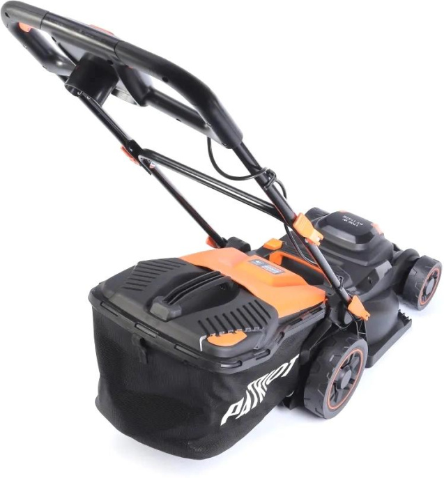 PATRIOT PT1737E Lux Газонокосилка электрическая [512301737] { 1,7кВт, 37см, 40л + мульч. }