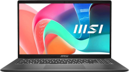 Ноутбук MSI Modern 15 F1MG-1072XRU Win 11 Pro 9S7-15S111-1072 15.6" 1920x1080, IPS, 60 Гц, Intel Core 5 120U, 16 ГБ DDR4, SSD 512 ГБ, Windows 11 Pro, цвет крышки темно-серый, аккумулятор 46.8 Вт·ч