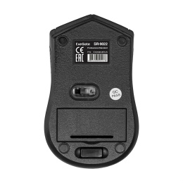 Беспроводная мышь ExeGate Professional Standard SR-9022 радиоканал 2,4 ГГц, USB, оптическая, 1200dpi, 3D, 3 кнопки и колесо прокрутки, черная, Color Box EX269648RUS