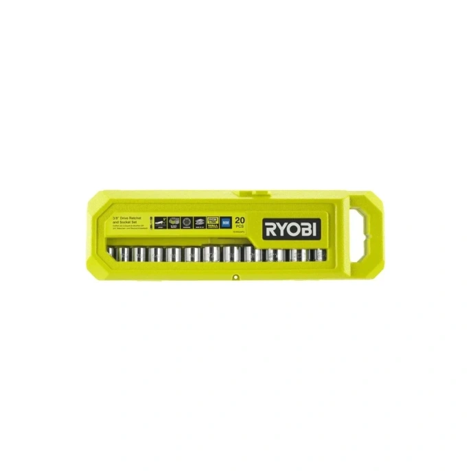 Набор из трещотки и торцевых головок Ryobi RHRS20PC 5132006069