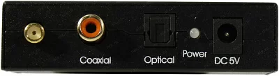 Конвертер Orient DAC0203-BT+ Digital to Analog Audio Converter (Optical/Coaxial In, 2xRCA Out, Jack3.5, Bluetooth)