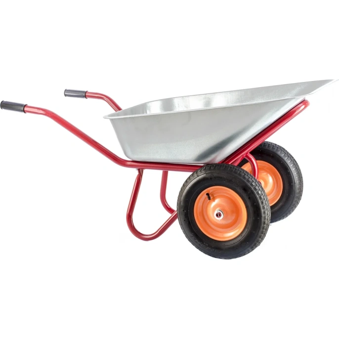 Садово-строительная 2-х колесная тачка СТРОЙМАШ грузоподъемность 320 кг, объем 90 л 17008