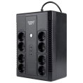 ИБП SmartWatt UPS SAFE PRO 650 Line- interactive 650VA/360W LED/USB/RJ11/45 (8 EURO) 12V/7Ah*1  3703020270004