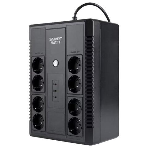 ИБП SmartWatt UPS SAFE PRO 650 Line- interactive 650VA/360W LED/USB/RJ11/45 (8 EURO) 12V/7Ah*1  3703020270004