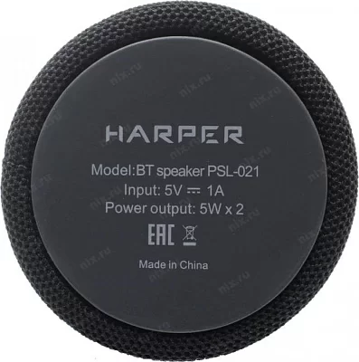 Акустическая система HARPER PSL-021 (10W microSD Bluetooth 5.0 Li-Ion 2200мАч)