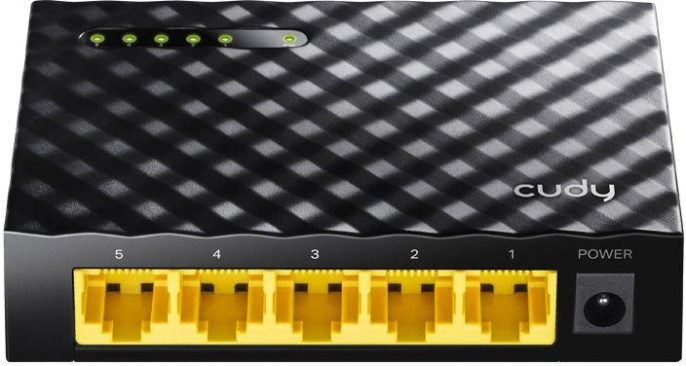 Коммутатор CUDY GS105D, неуправляемый