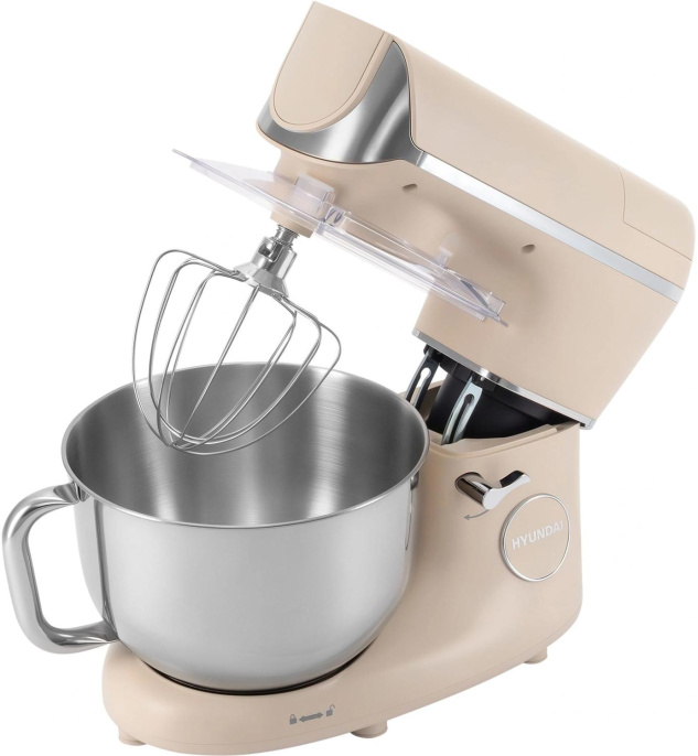 Кухонная машина Hyundai HYM-S9681 планетар.вращ. 1500Вт бежевый