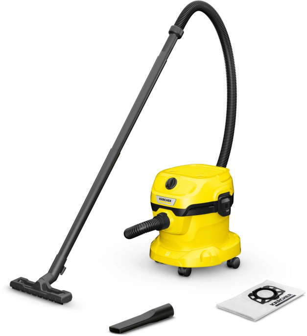 Строительный пылесос Karcher WD 2 Plus V-12/4/18,  желтый [1.628-000.0]