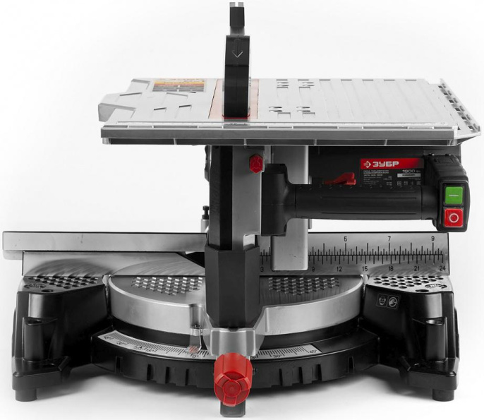 Торцовочная пила Зубр ЗПТК-305-1900, комбинированная, 1900Вт, 305мм