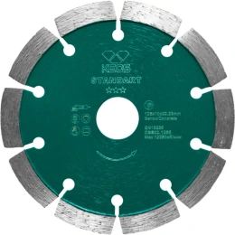 Диск алмазный Standart по бетону (125х22.2) для УШМ KEOS DBS02.125Е