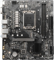Материнская плата MSI PRO H610M-B Soc-1700 H610 PCI-Ex16 PCI-Ex1 M.2 1GbE LAN 2xARGB+RGB 2xDDR5 5600MHz HDMI+DP mATX RTL