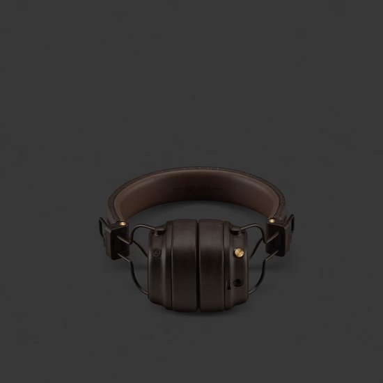 Наушники Marshall Major V Коричневый (1006834) (беспроводные, с микрофоном, накладные, портативные, съёмный аудиокабель, Bluetooth 5.3, частотный диапазон: 20-20000 Гц, быстрая зарядка, время работы: 100 ч)