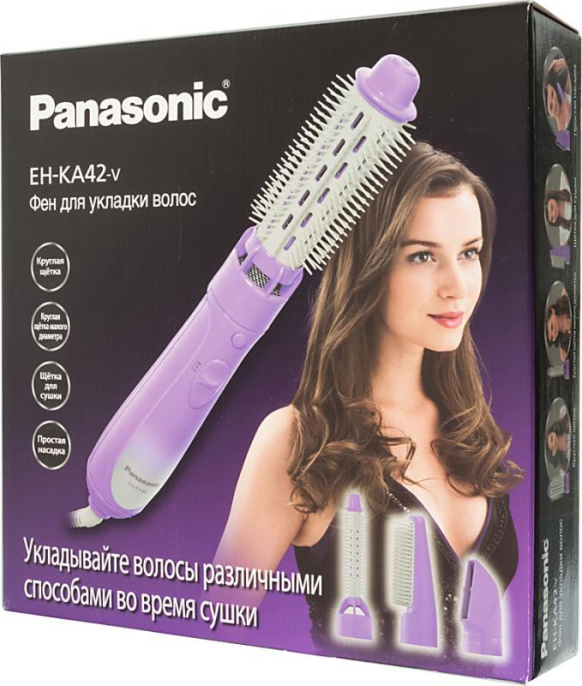 Фен Panasonic EH-KA42-V865, 600Вт, фиолетовый