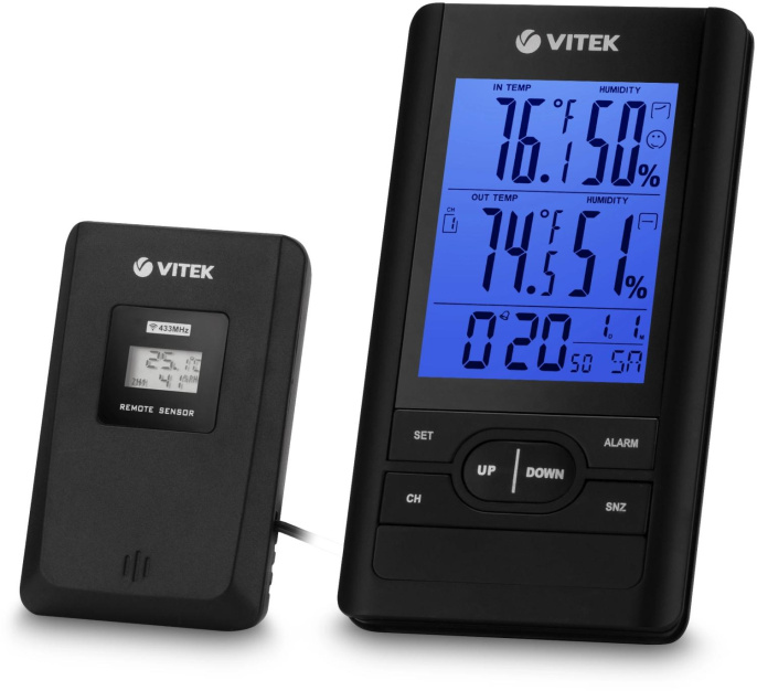 Погодная станция Vitek VT-3532,  черный