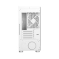 Корпус без блока питания Case PCCooler LM300 ARGB WH, Mini-Tower, TG, 1x120mm ARGB, 1xUSB-A 3.0 + 2xUSB-A 2.0, mATX, mITX White