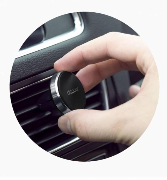 Держатель Deppa Crab Mage mini магнитный черный для смартфонов 55144