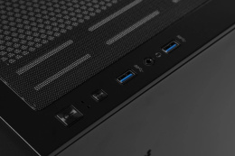 Корпус mATX Gigabyte C102B GB-C102G, Midi-Tower, без БП,  черный [28300-c102b-2crr]