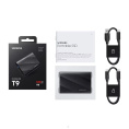 1ТБ Внешний диск SSD Samsung T9 MU-PG1T0B/WW, USB-C, запись - 1950МБ/с, чтение - 2000МБ/с, черный