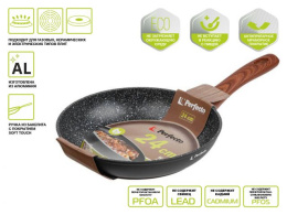 Сковорода ф 24х5.0 см, алюм., антиприг. покр., серия Hardy, PERFECTO LINEA 55-245011