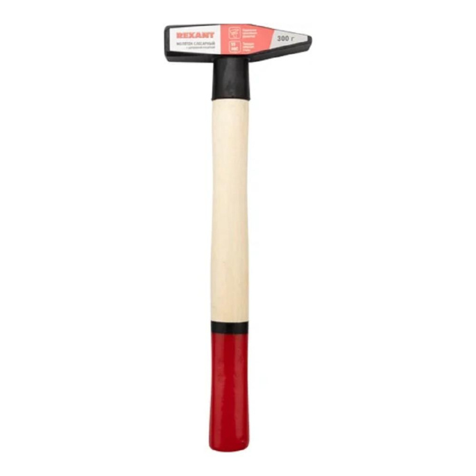 Rexant 12-8103 Молоток слесарный с деревянной рукояткой 300г