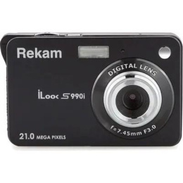 Rekam iLook S990i черный 21Mpix 2.7" 720p SDHC/MMC CMOS IS el/Li-Ion