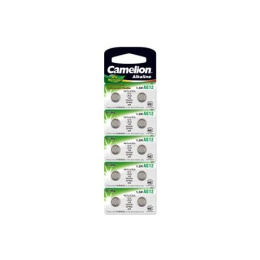 Camelion G12 BL-10 Mercury Free AG12-BP10 0%Hg , 386A/LR43/186 батарейка для часов 10 шт. в уп-ке (12820)