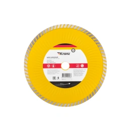 Диск алмазный отрезной Турбо волна 230x22.2x2.4x10 мм KRANZ KR-90-0135