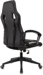 Кресло игровое ZOMBIE Arena, ткань/экокожа, до 120кг, черный (ZOMBIE ARENA BLACK)
