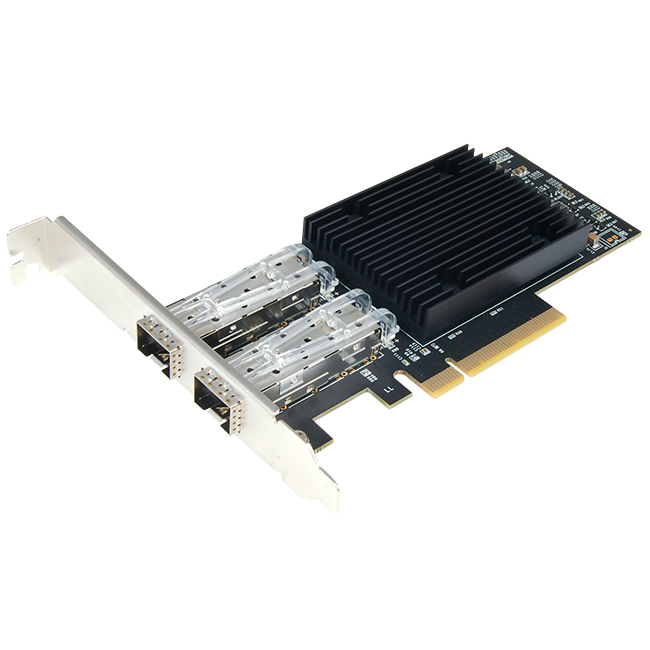 SUNRICH TECHNOLOGY N-1080 Сетевая карта Broadcom PCIe 2-Port 10G SFP+ Network Adapter