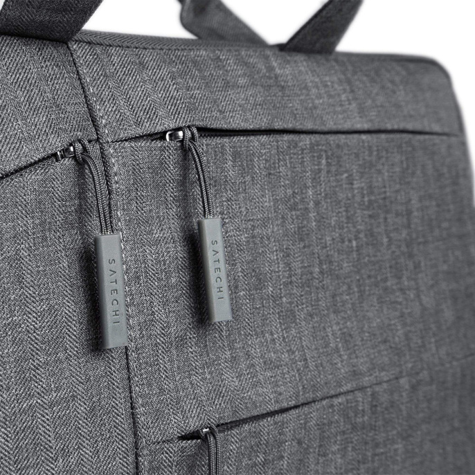 Сумка Satechi Water-Resistant Laptop Carrying Case для ноутбуков до 13"&14'' дюймов. Материал нейлон. Цвет серый. (ST-LTB13)