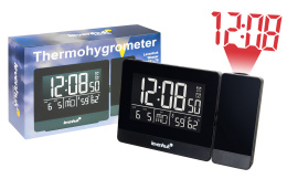 Термогигрометр Levenhuk L70 с проекцией черный