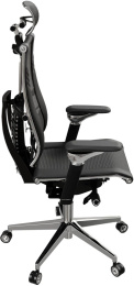 Кресло руководителя МЕТТА Yoga Spine Triumph B2 (Черный CC.50.15.13A), экокожа/сетка, до 150кг, синхромеханизм, регулируемые 6D подлокотники,  черный