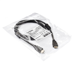 Кабель HDMI ExeGate EX-CC-HDMI-1.8F 19M/19M, 1,8м, v1.4b, ферритовые кольца, позолоченные контакты EX300424RUS