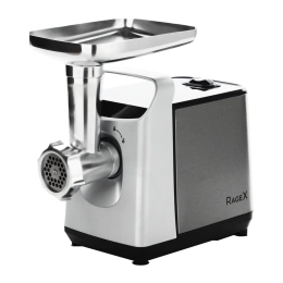 Электрическая мясорубка RAGEX R801, 3000Вт, цвет: 900 серебристая