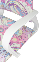 Кресло детское Бюрократ BUROKIDS 1 W, ткань, до 120кг, мультиколор (BUROKIDS 1 W-MOON_PK)