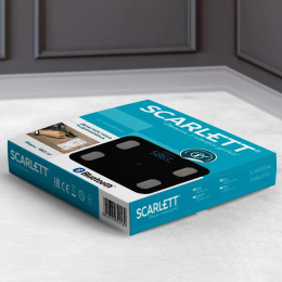 Весы напольные электронные Scarlett SC-BS33ED46 макс.150кг черный