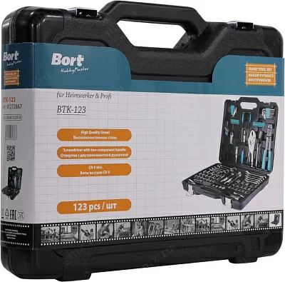 Bort BTK-123 Набор ручного инструмента [91272867]