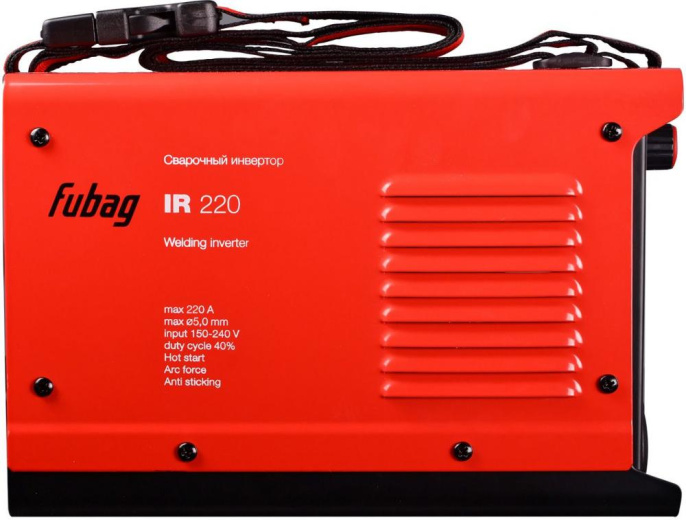 Сварочный аппарат Fubag IR 220 инвертор ММА DC 9кВт 31404