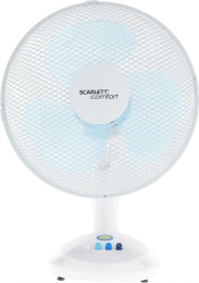 Вентилятор настольный SCARLETT SC-DF111S07,  белый