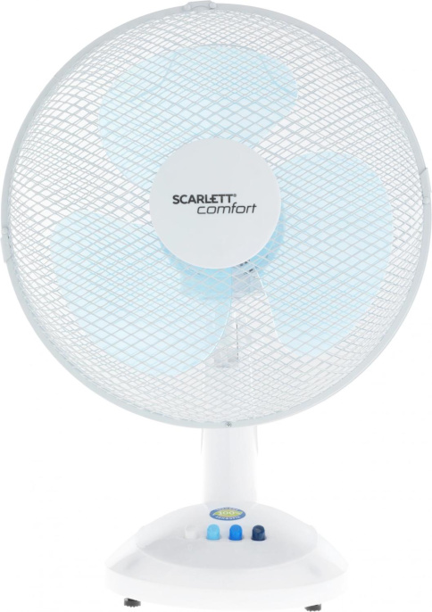 Вентилятор настольный SCARLETT SC-DF111S07,  белый