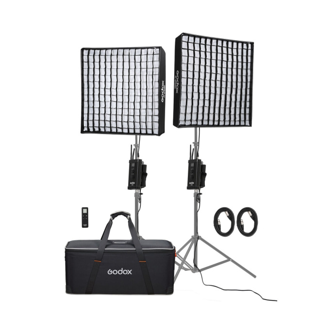Комплект светодиодных осветителей Godox FL150S-K2 для видеосъемки 30107