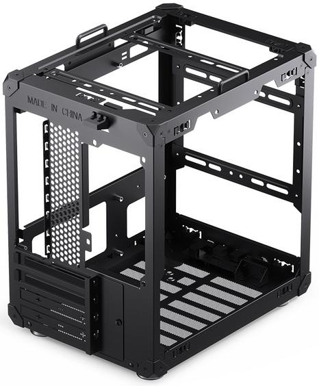 Корпус без блока питания Case JONSBO C6 Handle, Mini-Tower, no fan, 1xUSB-A 3.0 + 1xUSB-C 3.1, mATX, mITX Black (C6 Handle Black)