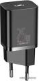 Сетевое зарядное устройство Baseus CCSP020101 Super Si Quick Charger 1C 25W EU Black