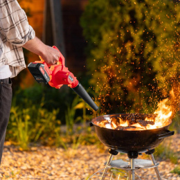 Воздуходувка-пылесос MTX LB-185, красный [59620]