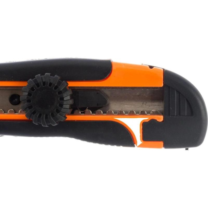 Нож Вихрь 18мм, 1шт, оранжевый/черный [73/10/10/3]