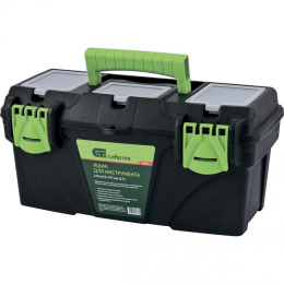 Ящик для инструментов СИБРТЕХ 90809, зеленый